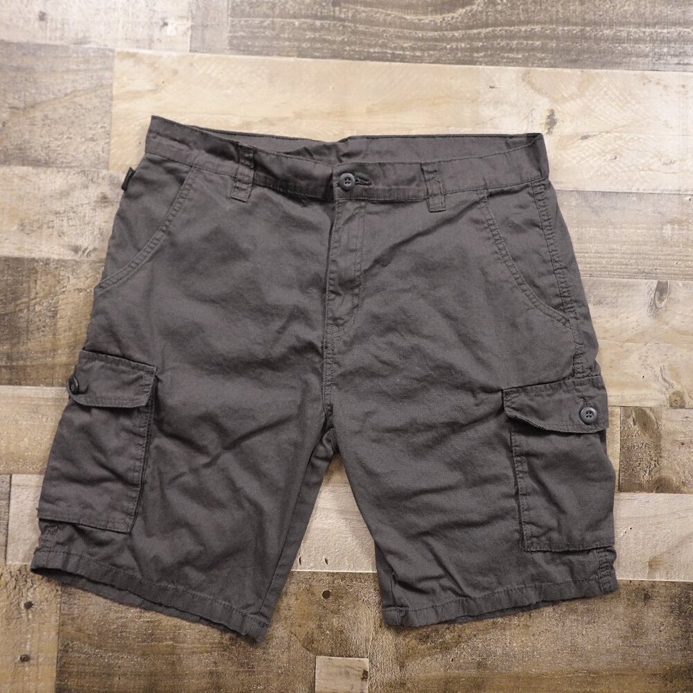 Ring of Fire Cargo Shorts‎ Men’s 34 – Gray 9.5” Inseam